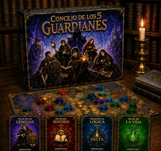 Juego de Mesa Educativo - El Concejo de los 5 Guardianes